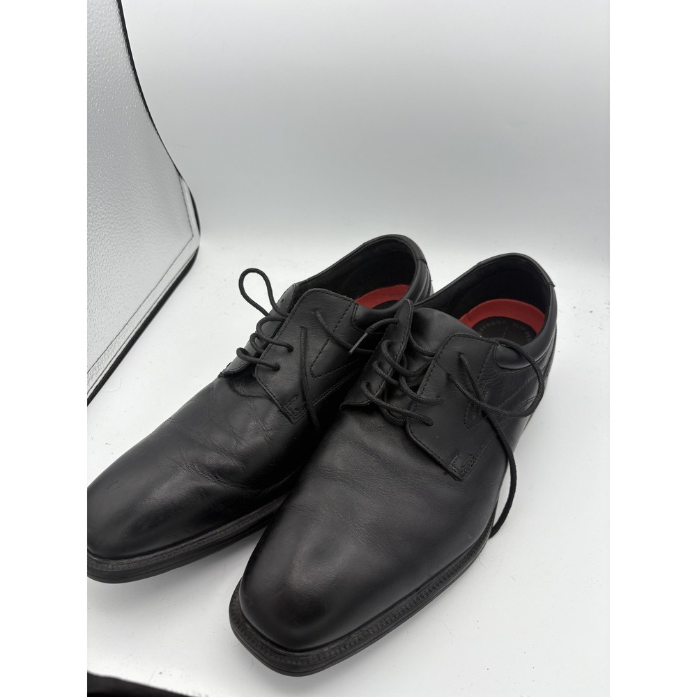 Rockport Shoes Mens Size 13 Black Leather Derby Dress Waterproof Comfort